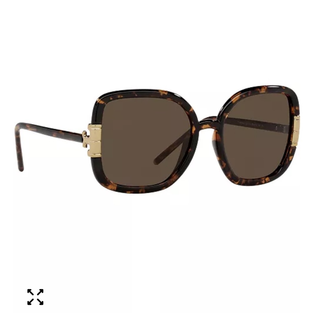 Tory Burch Tortoise Shell Square Sunglasses - image 5